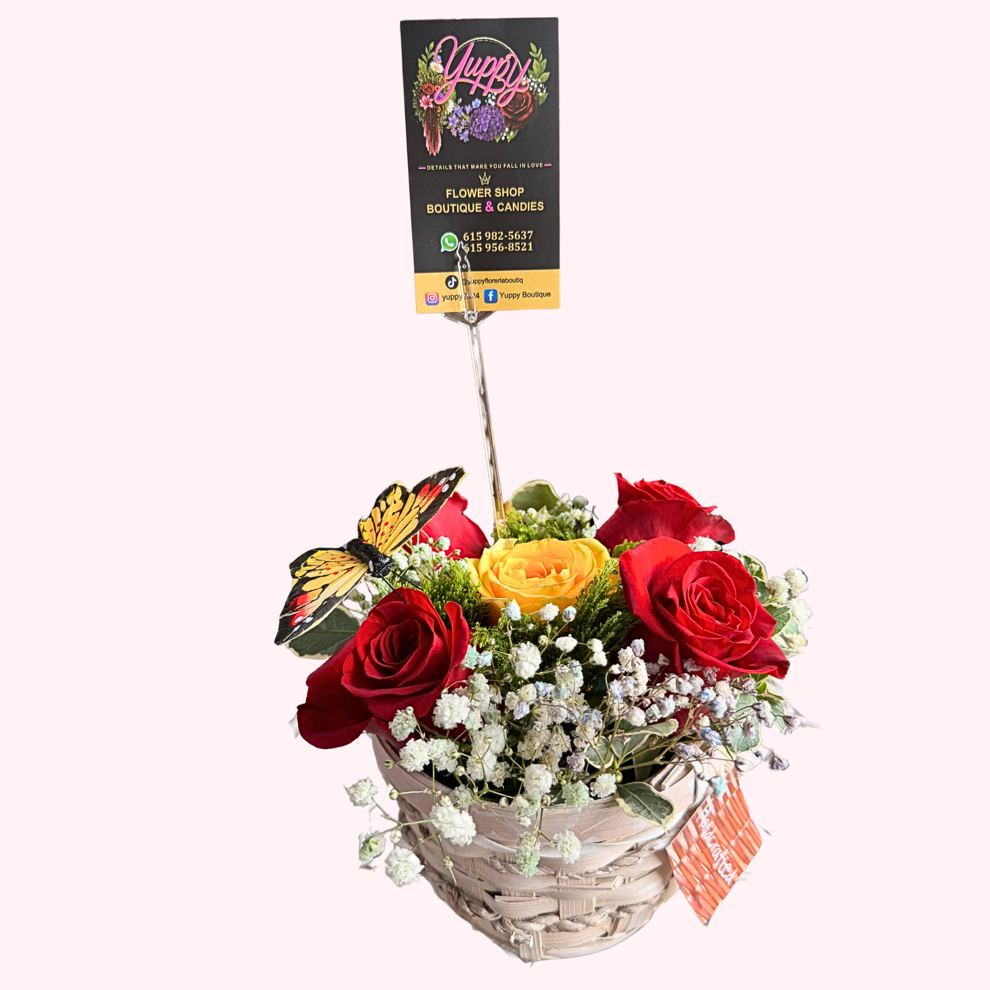 Sunshine & Rose Garden Basket