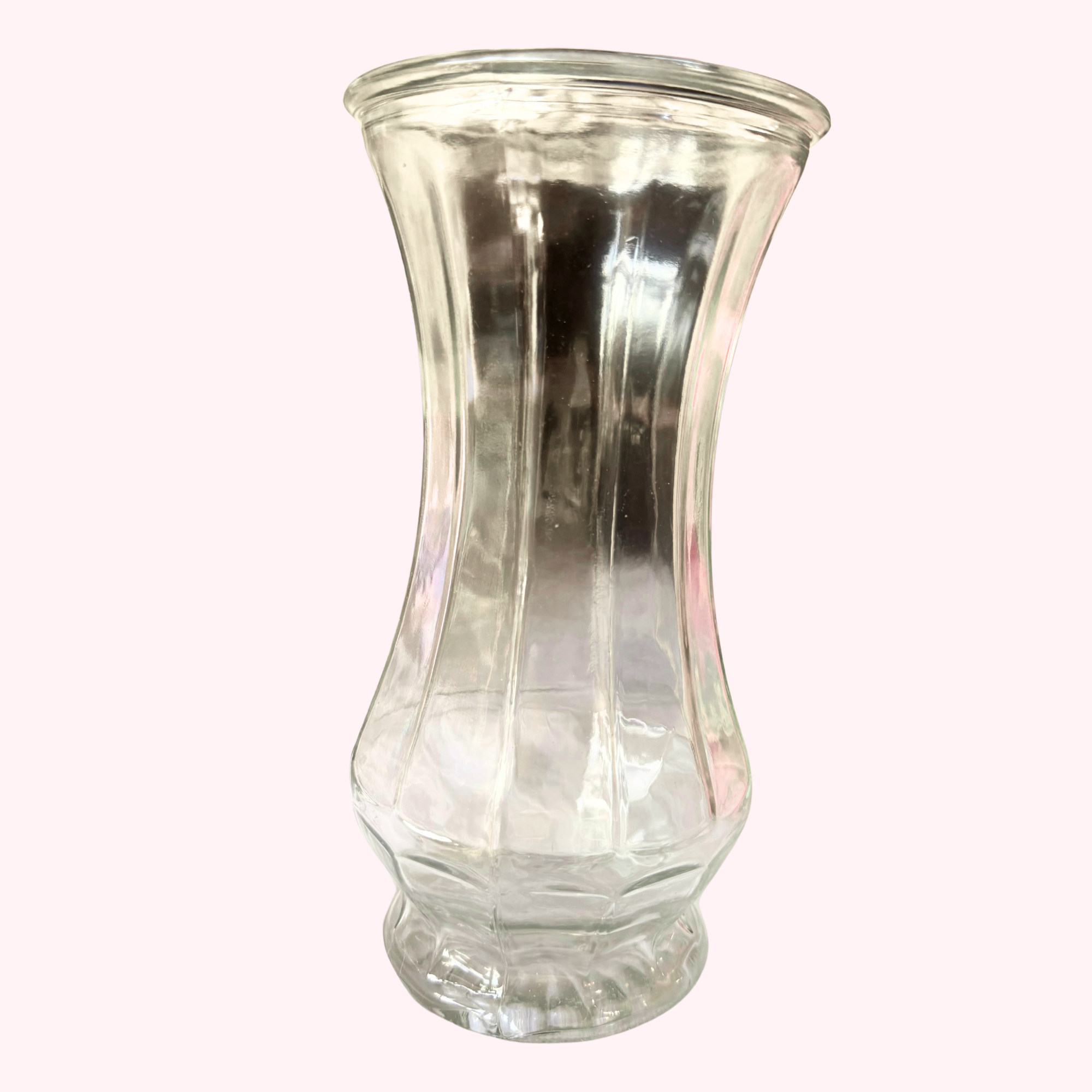 Fluted Glass Vase