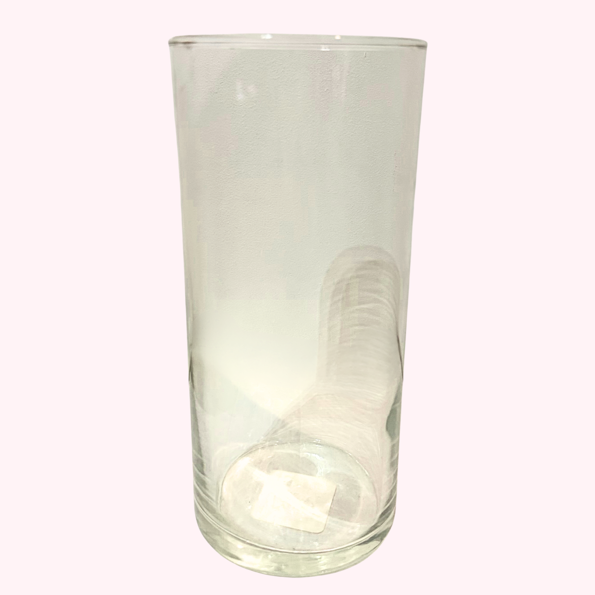 Tall Cylinder Glass Vase