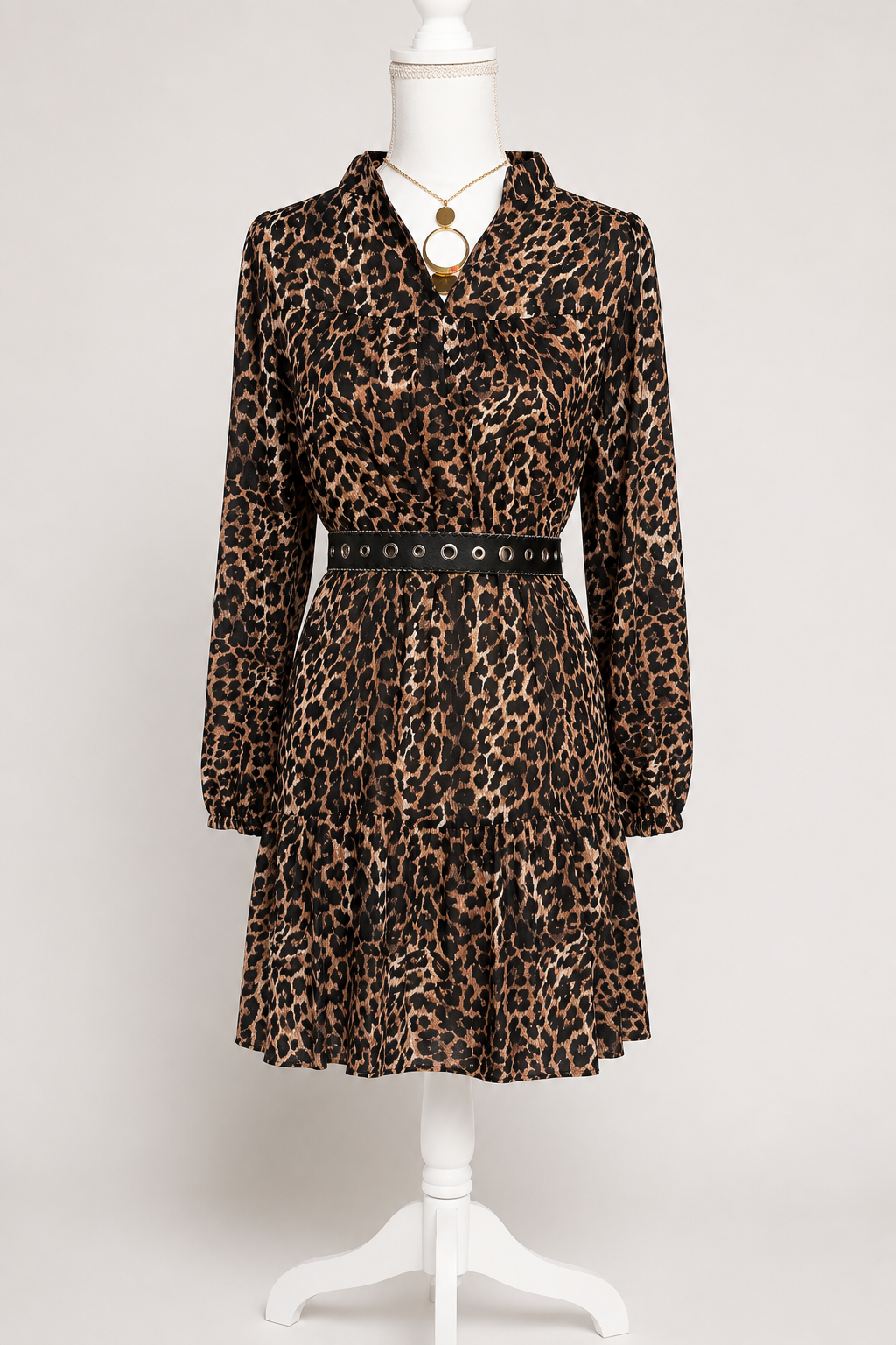 Wild Charm Leopard Dress