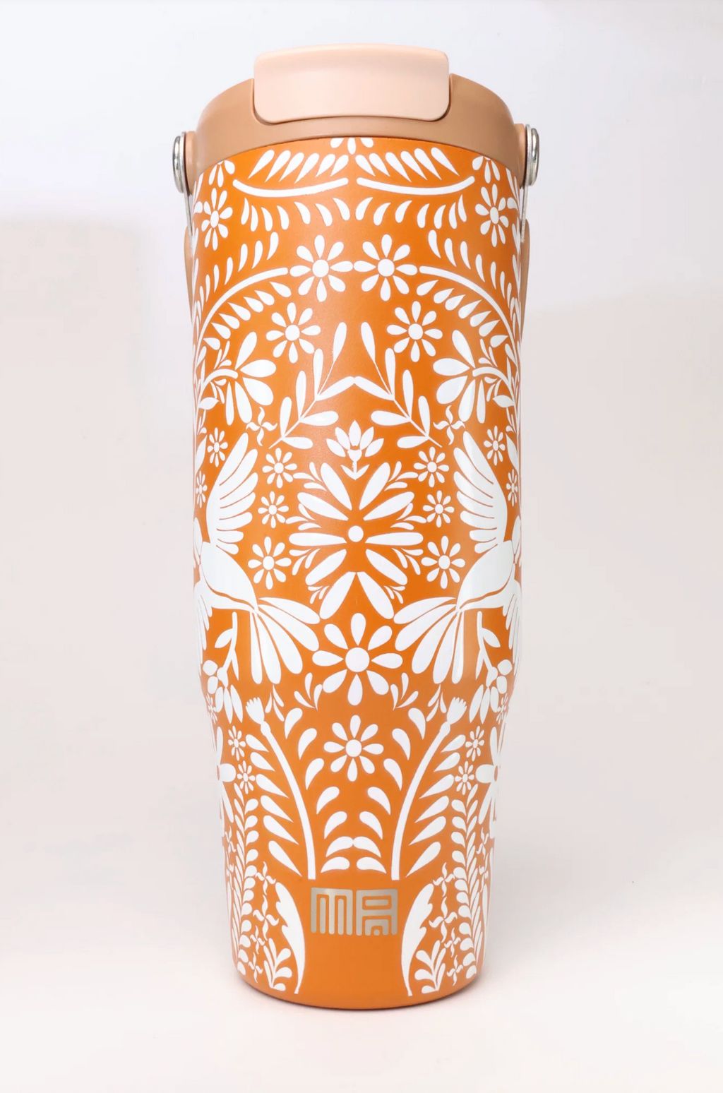 Tumbler Barro Bordado White 40oz