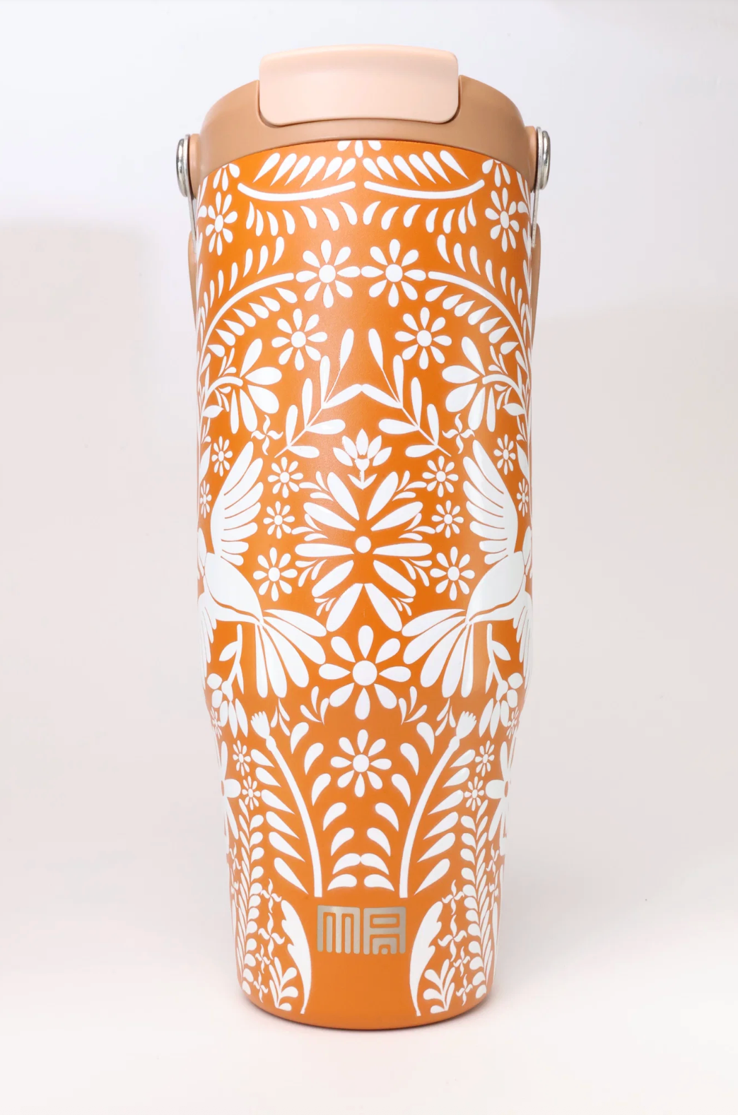 Tumbler Barro Bordado White 40oz