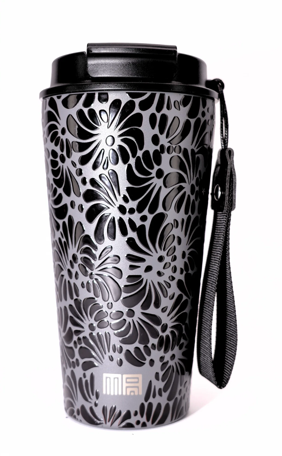 Grey Talavera Black 16oz